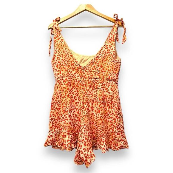 Angel Biba Summer Light Weight Boho Beach Romper Size Large‎ - Picture 2 of 11